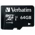 Verbatim Micro Secure Digital Card, 64GB, micro SDXC, 44084, UHS-I U1 (Class 10), s adaptérem
