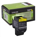 Lexmark originální toner 70C20Y0, yellow, 1000str., return, Lexmark CS510de, CS410dn, CS310dn, CS310n, CS410n, O