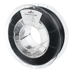 Spectrum 3D filament, S-Flex 90A, 1,75mm, 250g, 80523, deep black