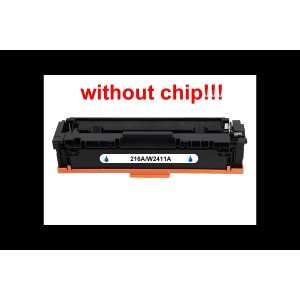 Kompatibilní toner s HP 216A/W2411A Cyan NO CHIP  NeutralBox 850 stran POZOR kazeta bez čipu