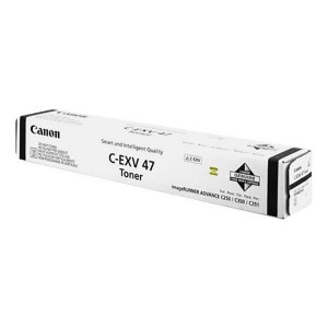Canon originální toner CEXV47, black, 19000str., 8516B002, bez čipu, Canon IRA C250,255,350,351,355,IR-C250,255,350,351,355, O