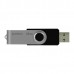 Goodram USB flash disk, USB 3.0 (3.2 Gen 1), 32GB, UTS3, černý, UTS3-0320K0R11, USB A, s otočnou krytkou