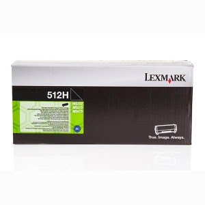 Lexmark originální toner 51F2H00, black, 5000str., high capacity, return, Lexmark MS312, O