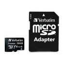 Verbatim paměťová karta microSDHC/SDXC, 256GB, micro SDXC, 44087, s adaptérem