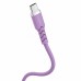 Powerton ENERGY PASTEL EDITION Kabel USB-C, 60W, 1m, silikonový, fialový
