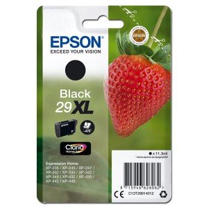 Epson originální ink C13T29914012, T29XL, black, 11,3ml, Epson Expression Home XP-235,XP-332,XP-335,XP-432,XP-435