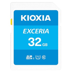 Kioxia Paměťová karta Exceria (N203), 32GB, SDHC, LNEX1L032GG4, UHS-I U1 (Class 10)