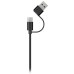 Genius MIC-S400U streamovací mikrofon, černá, RGB, USB-C