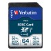 Verbatim paměťová karta Secure Digital Card Pro U3, 64GB, SDXC, 47022, UHS-I U3 (Class 10), V30