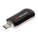 Verbatim USB flash disk, USB C a USB 3.2 Gen 1, 512GB, Dual QuickStick, šedý, 32042, USB C, s poutkem