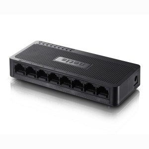 NETIS stolní switch ST3108S 100Mbps, auto MDI/MDIX , plug-and-play