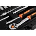 Sada nástrčných hlavic, chrom-vanadiová ocel, kufřík, Neo Tools