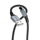 Verbatim USB kabel USB A samec - USB C samec, 18W, 1.2m, černý, box, 31843