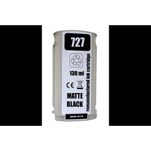 Renovovaná kazeta pro HP 727 B3P22A matt black PREMIUM 130 ml
