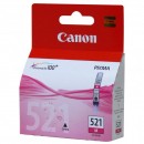 Canon originální ink CLI521M, magenta, blistr s ochranou, 470str., 9ml, 2935B008, 2935B005, Canon iP3600, iP4600, MP620, MP630, MP