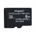 Kingston paměťová karta Industrial C10, 8GB, micro SDHC, SDCIT2/8GB, UHS-I U3 (Class 10), pSLC karta s adaptérem