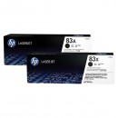 HP originální toner CF283XD, black, 4400 (2x2200)str., HP 83X, HP LaserJet Pro M201, M225, MFP M225dn, dual pack, 2x830g, O