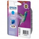 Epson originální ink C13T08024011, cyan, 7,4ml, Epson Stylus Photo PX700W, 800FW, R265, 285, 360, RX560