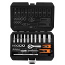 Sada nástrčných klíčů, 10-231, 23 ks, velikost 1/4, kufřík,, NEO TOOLS