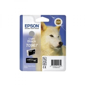Epson originální ink C13T09674010, light black, 13ml, Epson Stylus Photo R2880