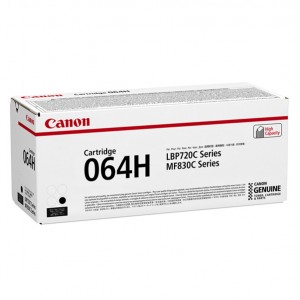 Canon originální toner 064 H BK, black, 13400str., 4938C001, high capacity, Canon i-SENSYS MF832Cdw, O