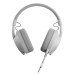 HP DHE-8003U, sluchátka s mikrofonem, drátová, bílá, 7.1 surround (virtuálně), podsvícená, USB