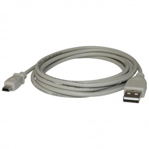 Kabel USB (2.0), USB A M- USB mini M (5 pin), 2m, černý, Logo, cena za 1 kus Kabel USB (2.0), USB A M- USB mini M (5 pin), 2m, černý, Logo, cena za 1 kus