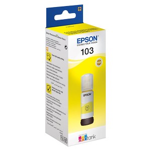 Epson originální ink C13T00S44A, 103, yellow, 65ml, Epson EcoTank L3151, L3150, L3111, L3110