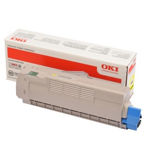 OKI originální toner 46507505, yellow, 6000str., OKI C612, O
