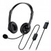 Genius HS-230U, sluchátka s mikrofonem, ovládání hlasitosti, černá, 2.0, uzavřená, USB