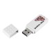 Goodram USB flash disk, USB 2.0, 64GB, UME2, UME2, bílý, UME2-0640W0R11-SP