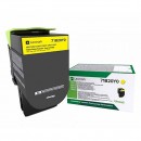 Lexmark originální toner 71B20Y0, yellow, 2300str., Lexmark CS417dn/CS317dn/ CX517dn/CX417de/CS517de/CX317dn, O