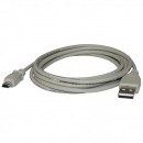 Kabel USB (2.0), USB A M- USB mini M (5 pin), 2m, černý