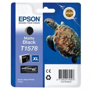 Epson originální ink C13T15784010, matte black, 25,9ml, Epson Stylus Photo R3000