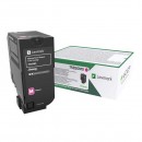 Lexmark originální toner 75B20M0, magenta, 10000str., return, Lexmark CS727de, CS728de, CX727de, O