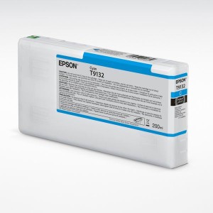 Epson originální ink C13T913200, cyan, 200ml, Epson SureColor SC-P5000, SC-P5000 STD