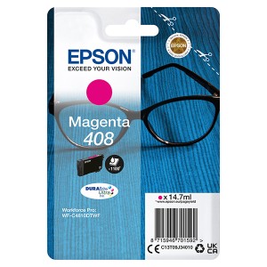 Epson originální ink C13T09J34010, T09J340, 408, magenta, 14.7ml, Epson WF-C4810DTWF