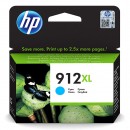 HP originální ink 3YL81AE, HP 912XL, cyan, 825str., high capacity, HP Officejet 8012, 8013, 8014, 8015 OJ Pro 8020