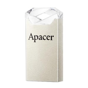Apacer USB flash disk, USB 2.0, 16GB, AH111, stříbrný, AP16GAH111CR-1, USB A
