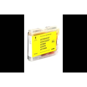 Kompatibilní kazeta pro Brother LC 1000 / LC 970 yellow 12 ml