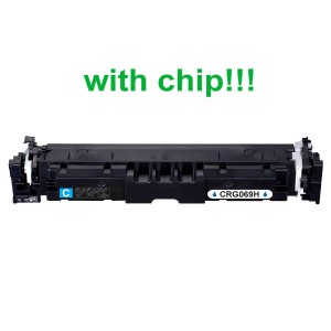 Kompatibilný toner pro Canon CRG-069H s čipem! Cyan 5500 stran