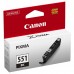Canon originální ink CLI551BK, black, 7ml, 6508B001, Canon PIXMA iP7250, MG5450, MG6350, MG7550