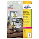 Avery Zweckform etikety 99.1mm x 139mm, A4, matné, bílé, 4 etikety, velmi odolné, baleno po 20 ks, L4774-20, pro laserové tiskárny