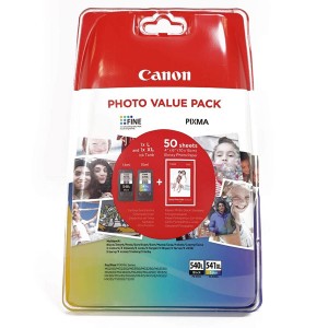 Canon originální ink PG-540L/CL-541XL photo value pack, black/color, 5224B005, Canon 2-pack PIXMA MG2250, MX475, TS5151