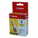 Canon originální ink BCI6Y, yellow, 280str., 13 4708A002, Canon S800, 820, 820D, 830D, 900, 9000, i950